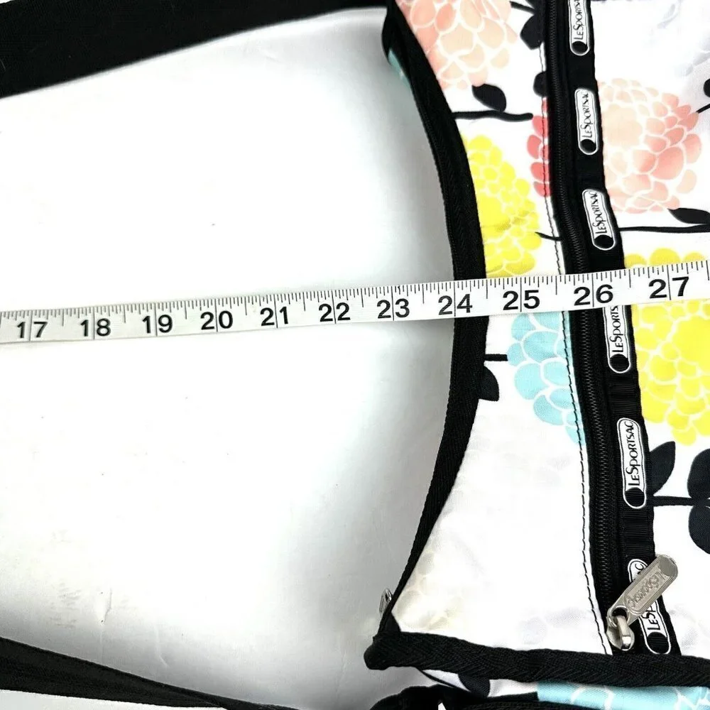 Lesportsac Everyday Crossbody Bag Floral Nylon Colorful Handbag Purse‎